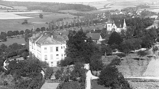 Das Stockacher Krankenhaus um 1914/15, wenige Jahre bevor die Spanische Grippe in Europa grassierte.