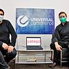 Albert Kampf (links) und Christoph Bresinski sind die Geschäftsführer der Firma Universal Commerce die Teil der Unternehmensgruppe um ...