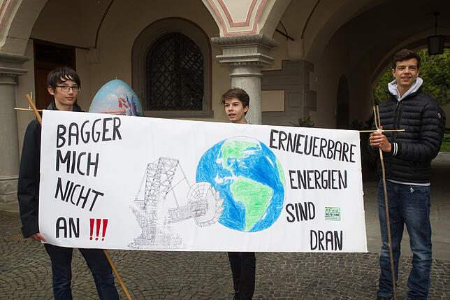 Demo für den Klimanotstand in Konstanz.