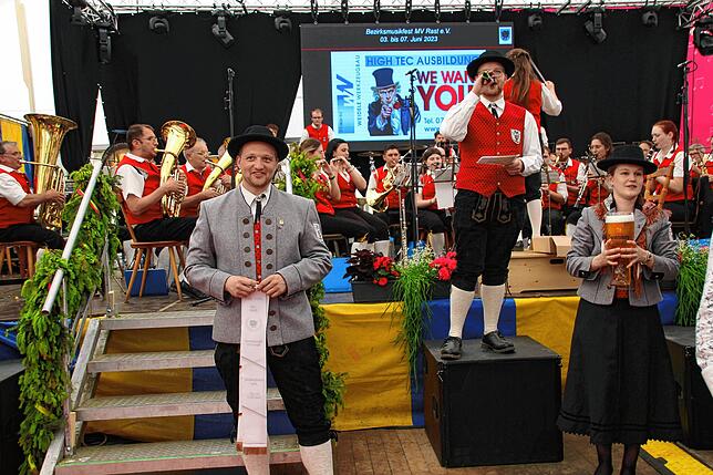 Bild 10: Bilder vom Bezirksmusikfest des Musikvereins Rast