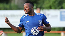 Der Markdorfer Doppeltorschütze Austyn Adebayo Adefeyiju kann sich über den 3:1-Auswärtssieg bei den Sportfreunden Owingen-Billafingen ...
