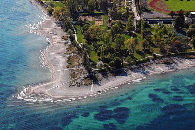 Bild 29: Bodensee oder Kroatien? Wenn Niedrigwasser atemberaubende Farben offenbart