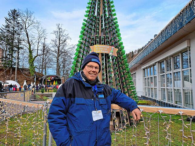 Organisator Thomas Weisser: nach anstrengenden Wochen der Vorbereitung, kann er nach den ersten Tagen eine durchweg positive Bilanz ziehen.