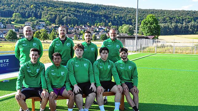 Neuzugänge (vorn, von links): Marin Auras Dumitrascu (SG Aulfingen), Njaka Andriaritiana, Nemanja Kuzmanovic, Yusuf-Kerim Caglar, ...
