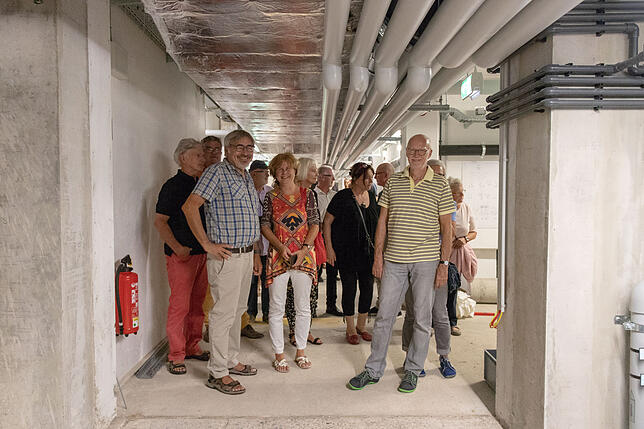 In den Katakomben des Hallenbads gab es die Technik zu entdecken.