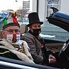 Narrenrichter Jürgen Koterzyna (links) und Zimmerer Michael Bohl.