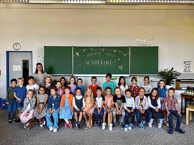 Die Känguruklasse ist die 1b der Grundschule Bräunlingen mit Klassenlehrerin Ramona Burger.