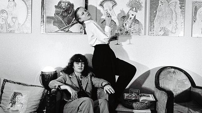 Ulrike Ottinger und Tabea Blumenschein in den 70er-Jahren: Die Aufnahme in der gemeinsamen Wohnung in Berlin-Schöneberg entstand durch ...