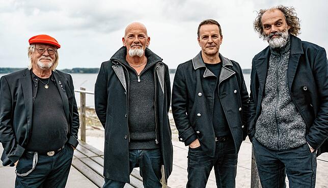 Die Band Santiano, bestehend aus Peter David Sage, Björn Both, Axel Stosberg und Hans-Timm Hinrichsen (von links). Die Musiker sind für ...