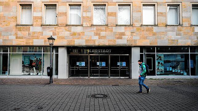 Hier sind die Türen geschlossen &ndash; und bleiben es auch: Das Kaufhaus Galeria Karstadt Kaufhof in der Konstanzer Innenstadt. Der ...