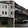 Die Sparkassenfilialen in Ludwigshafen (links) und Eigeltingen (rechts) stellen das Beratungsangebot ein.