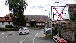 Zwischen Montag, 4. August, und Freitag, 15. August, bleibt die Hubertshofener Straße in Wolterdingen, jenseits der Breg, aufgrund von ...