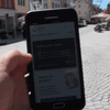 Spaziergang mit Smartphone durch die Villinger Innenstadt: Die Corona-Warn-App zeigte am Ende des Tages keine Warnung an, obwohl unser ...