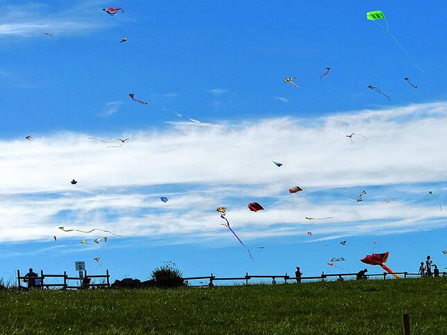Bild 33: Bilder vom 11. Familien-Drachenfest auf dem Flugplatz in Hütten