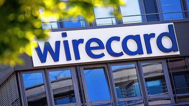 Aschheim bei München: Der Schriftzug von Wirecard ist an der Firmenzentrale des Zahlungsdienstleisters zu sehen.