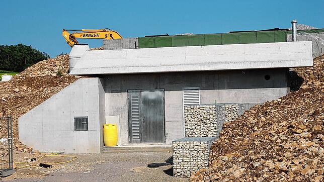 Ein zentraler Punkt für die Albbrucker Trinkwasserversorgung, der Hochbehälter Estelberg, der 2018 fertiggestellt wurde. Bild: Manfred ...