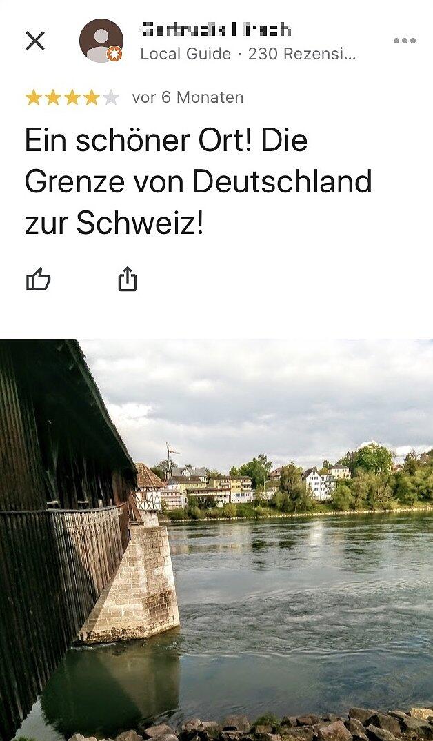 Bild 7: &bdquo;Tut was er soll, fällt halt runter&ldquo;: Die kuriosesten Internet-Bewertungen über den Rheinfall und andere Sehenswürdigkeiten und Einrichtungen in der Region