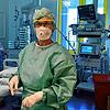 Einblick in den Bereich der Intensivstation im Kreiskrankenhaus Lörrach, in dem Covid-19-Patienten versorgt werden. Die Schutzausrüstung ...