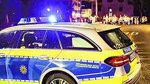 Die Polizei war am Hemdglonker in Radolfzell am Mittwochabend mit mehreren Einsatzkräften präsent.
