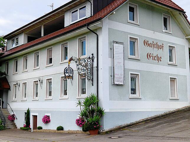 Das Gasthaus „Eiche“ in Binzgen