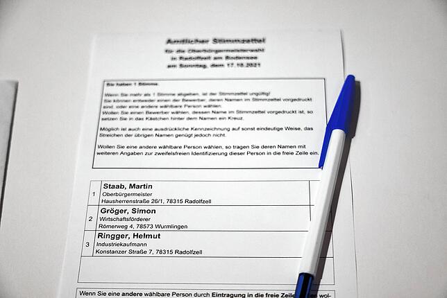 Drei Kandidaten stehen bei der Wahl zum Oberbürgermeister zur Auswahl.