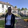 Marisa Faißt-Neininger im Garten der Kikripp. Was 2011 als Tagespflege mit fünf Kindern begann, ist heute eine große Kita mit bald sechs ...