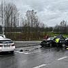 Glück im Unglück: Alle Beteiligten des Unfalls nahe der B33 sind mit einem Schrecken und leichten Verletzungen davongekommen.