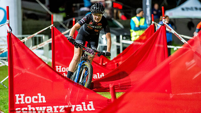 Silber: Finja Lipp von der SG Rheinfelden wurde bei den Deutschen Meisterschaften in Titisee-Neustadt im Short Track Zweite.