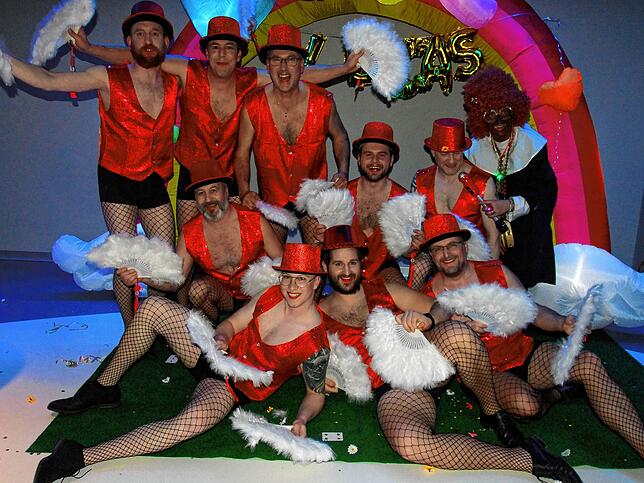 Bild 31: Viva Las Vegas &ndash; Bilder vom Holzhauerball im Milchwerk (1)