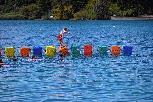 Bild 6: Wasserspaß auch ohne Seehas: Beim Eierlauf im Strandbad dieses Wochenende darf jeder mitmachen