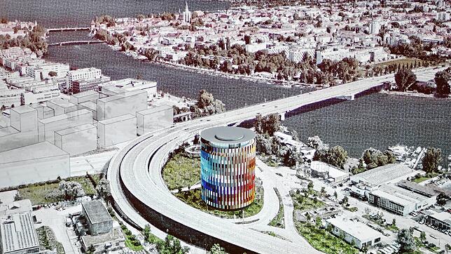 Prominent, aber klimaschädlich? Die Bauherren des Panorama-Turms an der Schänzlebrücke widersprechen.
