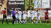 Fünfmal jubelte der FC Kluftern beim FC Bodman-Ludwigshafen. Der hatte einen rabenschwarzen Tag erwischt und verlor 2:5.