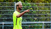 Hatte zuletzt gut lachen: Adrian-Giorgian Dumitru, der beim 6:0-Sieg über den Hegauer FV doppelt traf für den Türk. SV Singen.