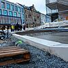 Vor dem Lago und dem Bahnhof wird gebaut. Im Januar werden dort Ausgrabungen stattfinden.