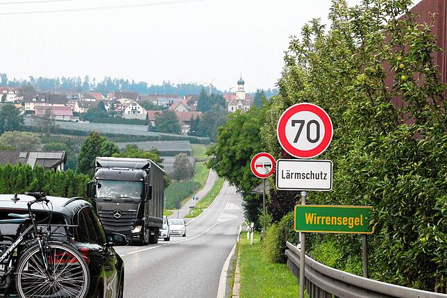 Zwischen Wirrensegel und Ittendorf (Hintergrund) sollen es auf Wunsch des Ortschaftsrates im Zuge des Lärmaktionsplans durchgängig 70 ...