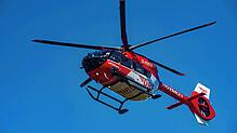 Ein Rettungshubschrauber im Einsatz. (Symbolbild) Gleich zwei Helikoptereinsätze gab&lsquo;s am Donnerstag im Kreis Waldshut.