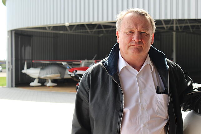 Flughafen-Geschäftsführer Michael Schlereth geht in den Ruhestand.