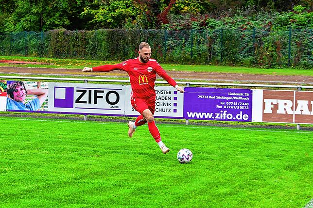 Neuer Mann: Sebastian Rupp verlässt den FC Wallbach und stürmt künftig für den SV BW Murg.