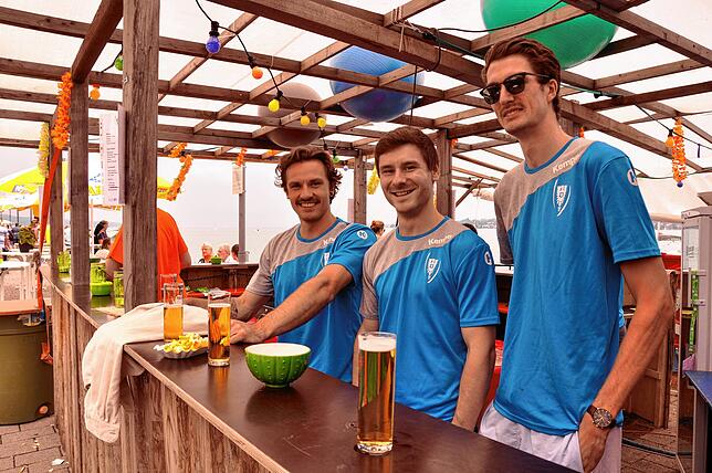 Die Jungs der ersten Handballmannschaft des Turnvereins Überlingen.