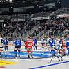 Das neuformierte Team der Schwenninger Wild Wings präsentierte sich vor einer stattlichen Fan-Kulisse.