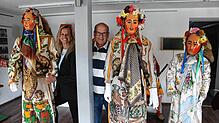 Die drei Hansel aus dem Fürstenberg-Depot (von links): Das von Fürst Joachim, das des heutigen Fürsten Christian und das, das der ...