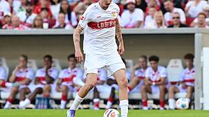 Beim Supercup im Blickpunkt: Stuttgarts Stürmer Nick Woltemade.