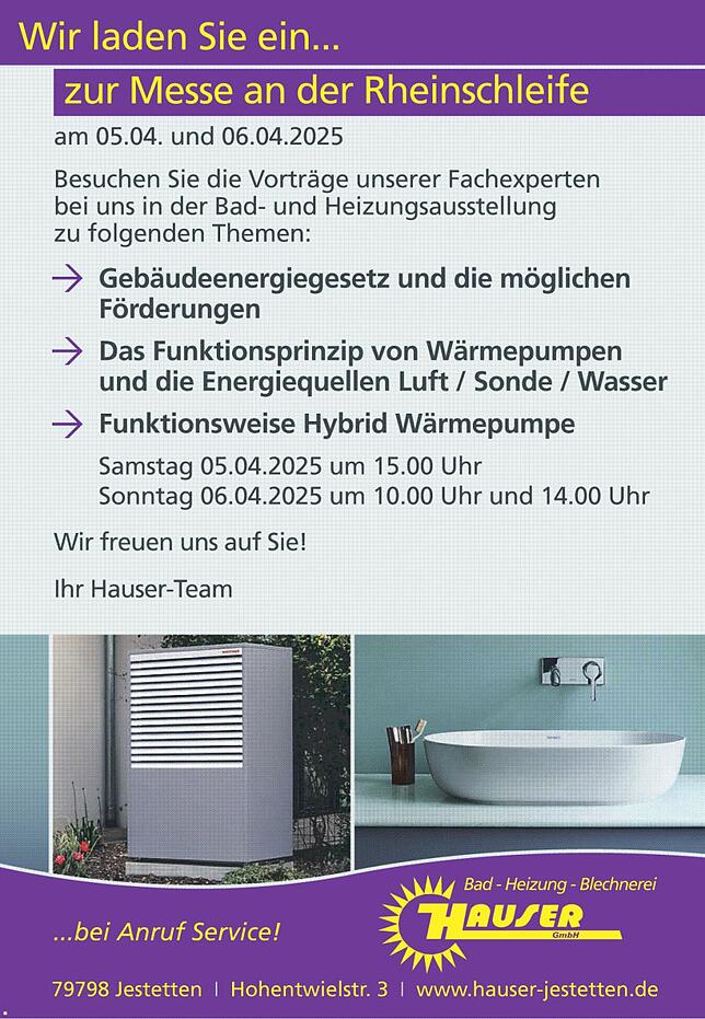 Bild 4: Messe an der Rheinschleife Jestetten : „Ich freue mich auf die diesjährige Messe“