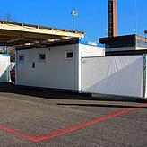 In der ehemaligen Oberschwabenkaserne in Mengen wurde für mehrere Wochen ein Testzentrum eingerichtet, in dem Bürger auf den ...