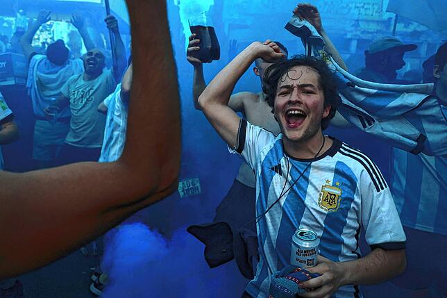 Ausgelassene Stimmung in Buenos Aires.