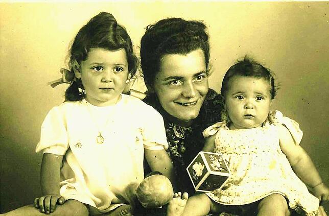 Als diese Aufnahme der jungen Familie entstand, im Juli 1943, war Eugen Mülhaupt schon im Gefängnis in Waldshut.
