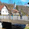 Nur noch den Frost abwarten, dann können auch die letzten Arbeiten an der Brücke Buchwaldstraße Weizen fertiggestellt werden. Beim ...