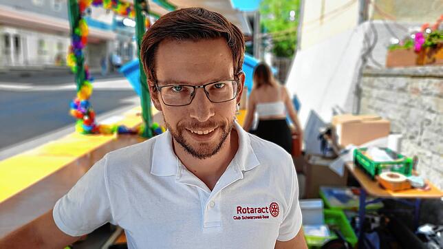 Konstantin Kühne vom Rotaract Club Schwarzwald Baar.