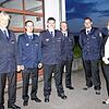 Nachträgliche Ehrungen in der Abteilung Worndorf (von links): Gesamtkommandant Wolfram Nestel, Carsten Einhart (15 Jahre), ...