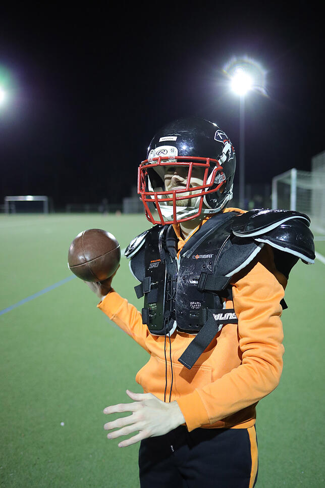 Bild 3: Wie fühlt es sich an, mit Football-Spielern zu trainieren? Zu Besuch bei den Konstanzer Pirates